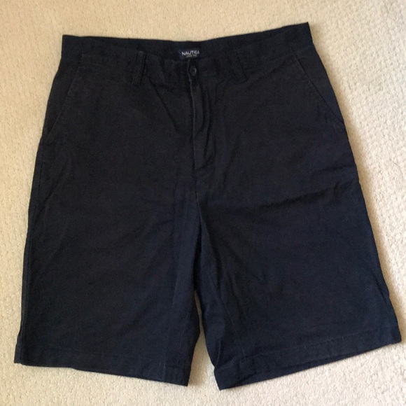 Nautica Flat Front Shorts Size 34 Waist - Picture 1 of 3